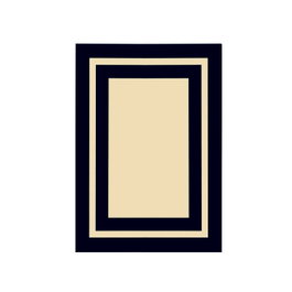 Conceptum Alfombra Black Frame 120 x 180 cm Multicolor